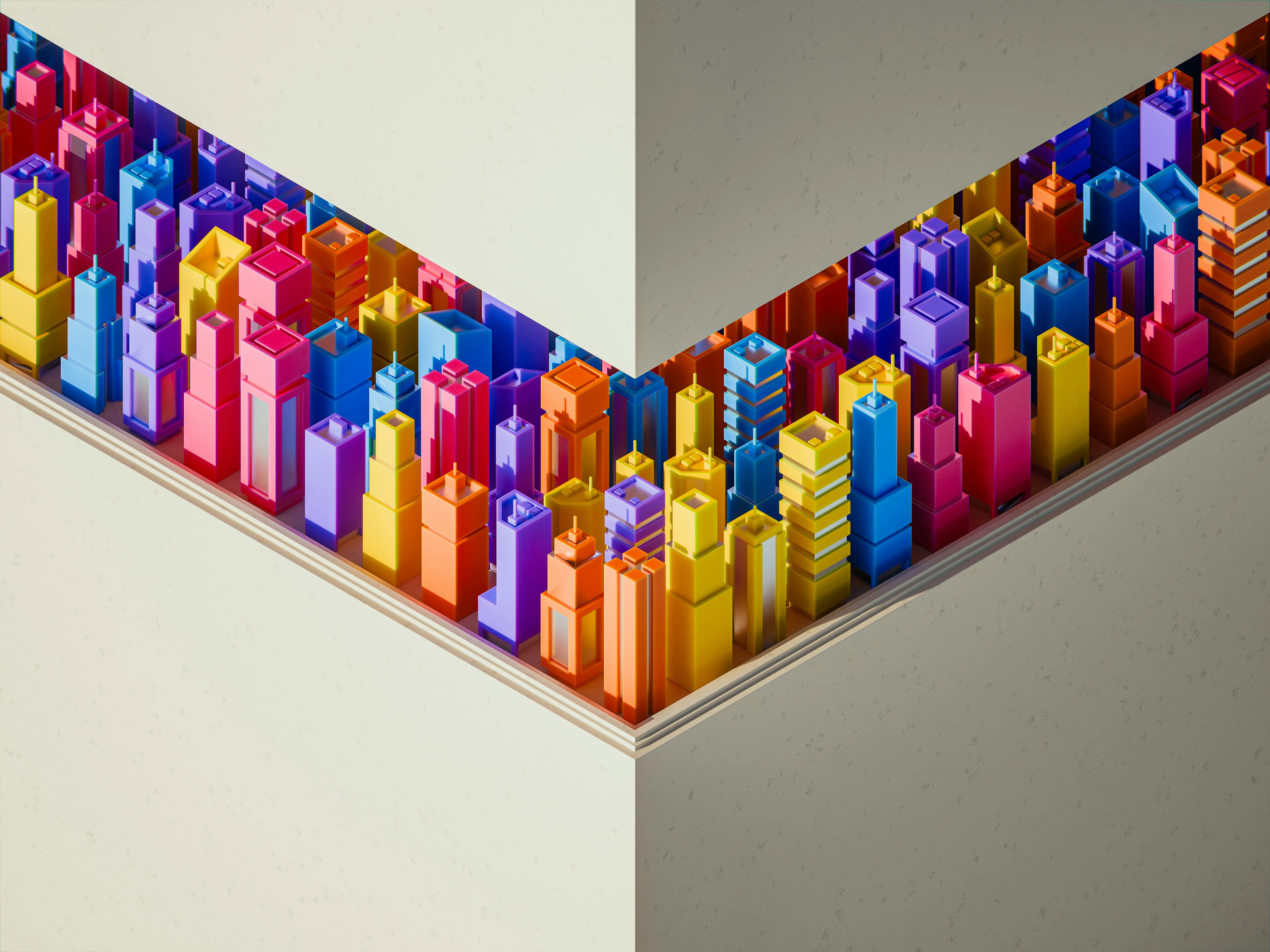 Modular interconnected system - representing 40 focused packages